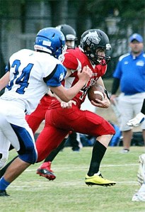 Lathom Kelley rips off a long fun for Coupeville.