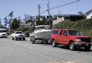 A study will look at options for temporary measures for easing traffic flow on the busy section of Highway 20 between Erie Street and Swantown Avenue.