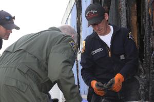 Coupeville girl saved from burning house