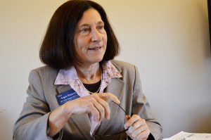 Angie Homola explains her goals and objectives if elected to the state Senate.