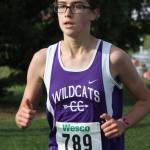 Megan Smith&rsquo;s improvement from the league meet helped her earn a trip to state. (Photo by Jim Waller)