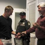 Residents honored for helping man after chainsaw accident