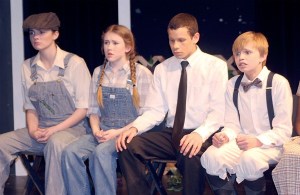 From left to right:  Christian Miesle (as Jem Finch)