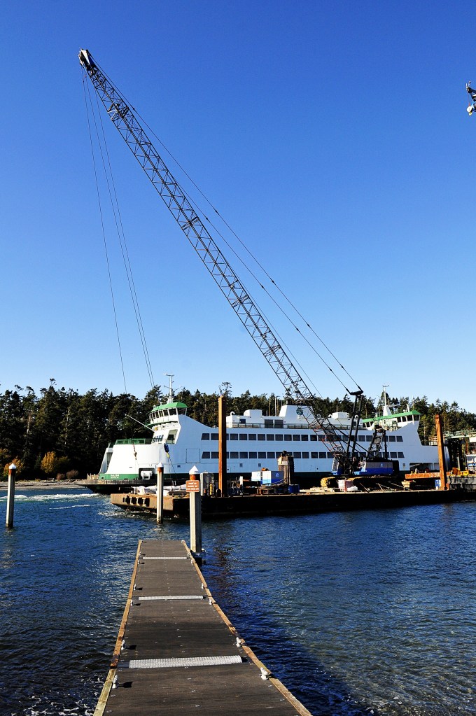 Coupeville ferry closed for seismic retrofit