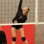 Payton Aparicio goes on the attack for Coupeville. (Photo by John Fisken)