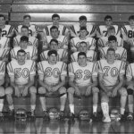 The Oak Harbor High School 1966 football team went undefeated. Head coach Will McGillivary is in the front row, far left. To his left are the starters: Jeff Short, Keith Hoffman, Mel Driver, Mike Tennis, Scott Hornung, Todd Oldenburg, Mel Elvebak, Dave Boon, Mike Nelson, Don Houck, Tim Rowand and Carl Peterson. (Submitted photo)