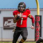 Mitch Pelroy looks for running room on a kick return for Montana Western. (Photo courtesy of Montana Western Athletics)