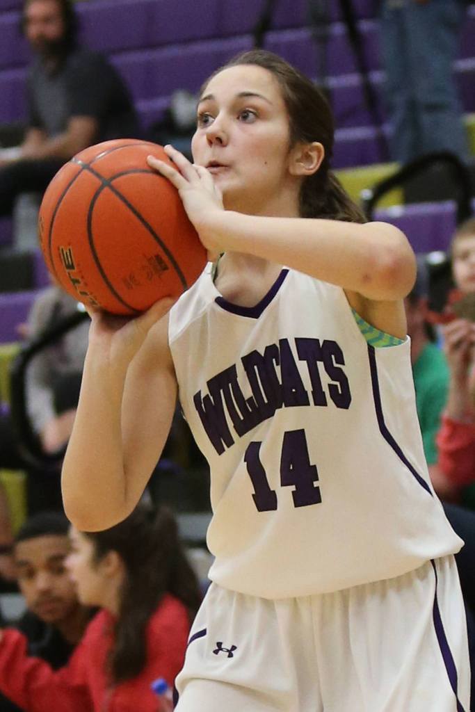 Bryn Langrock provides Oak Harbor with a strong scoring threat. (Photo by John Fisken)