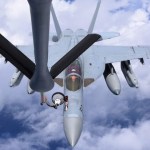 EA-18G Growler refuels over the Pacific Ocean. U.S. Navy photo