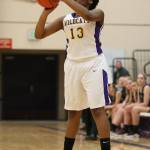 Delija Cammon puts up a jumper against Lakewood Monday. (Photo by John Fisken)