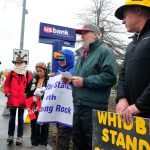 Whidbey residents rally, travel to support Sioux protest