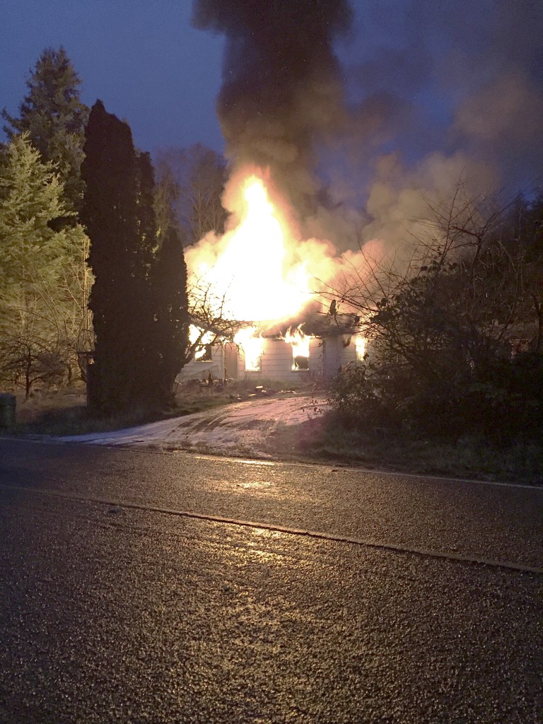 North Whidbey house fire claims three