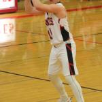 Coupeville&rsquo;s Hunter Downes looks for an open teammate in Tuesday&rsquo;s win. (Photo by Jim Waller)