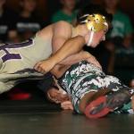 Oak Harbor&rsquo;s Blake McBride works for a 16-4 win at Mount Vernon Thursday. (Photo by John Fisken)