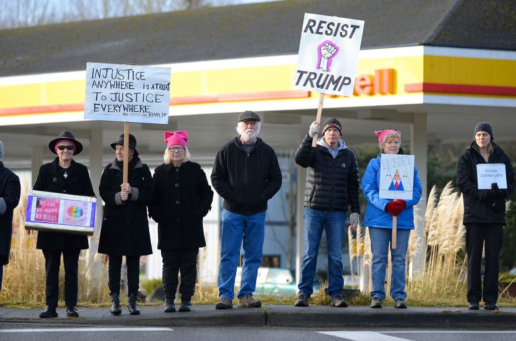 Whidbey residents respond to Inauguration Day