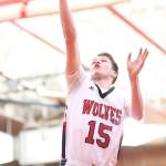 Brian Shank converts a layup in Friday&rsquo;s game with Port Townsend. (Photo by John Fisken)