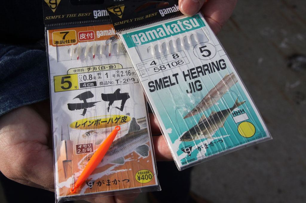 Two of the popular jigging rigs used to catch smelt. Photo by Ron Newberry/Whidbey News-Times