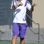 Mitchell earned all-league honors in his first year of tennis. (Photo by John Fisken)