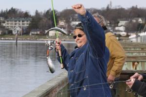 Smelt fishers getting jiggy this time of year