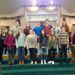 A class of Island Christian Academy secondary students prepare to travel to Washington, D.C. Photo provided by Ronna Bartel