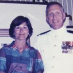 Photo courtesy Charles and Ruth Hammer                                Ruth and Charles Hammer during a shot from his days in the Navy. The Hammers, who live in Coupeville, have been married 56 years.