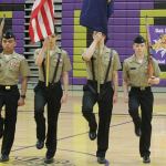 Jonathan Francisco, left, Clifford Hartley, Alex Hartley, Tristin Macaluso. (Photo by Jim Waller/Whidbey News-Times)
