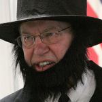 Alan Schell of Oak Harbor dresses up as Abraham Lincoln and impersonates the former U.S. president in the spirit of President&rsquo;s Day Wednesday, Feb. 15, 2017 at Oak Harbor Christian School. Children from kindergarten through sixth grade attended the address. Photo by Ron Newberry/Whidbey News-Times