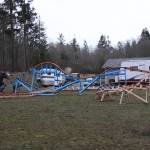 Scott Brazelton puts away the roller coaster cart on his Oak Harbor property Wednesday, March 1, 2017. Photo by Ron Newberry/Whidbey News-Times