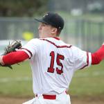 Dane Lucero threw four shutout innings for Coupeville. (Photo by John Fisken)