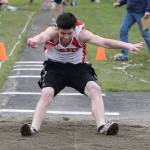Mitchell Carroll competed in the state meet for Coupeville last spring. (Photo by John Fisken)