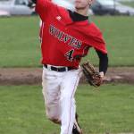 Hunter Smith earned first-team, all-league honors as a pitcher last year. (Photo by John Fisken)