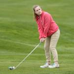 Wildcat Beth Paul studies her shot in Tuesday&rsquo;s Whidbey Shootout. (Photo by John Fisken)