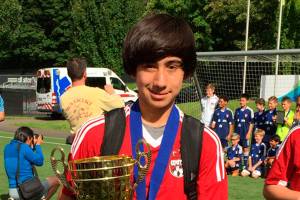 Kelley scores winning goal / Youth soccer