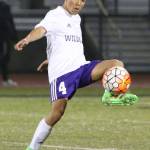 Cameron Costner is one of 11 returning seniors on the Wildcat soccer team. (Photo by John Fisken)
