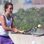 Emma Wezeman will play doubles for the Wildcats this spring. (Photo by John Fisken)