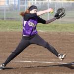 Sophomore pitcher Cierra LeGendre struck out six in Wednesday&rsquo;s game with Mount Vernon. (Photo by J0hn Fisken)