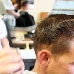 Kevin Bell specializes in fade haircuts favored by military members. He also creates &ldquo;rockabilly&rdquo; styles.                                Photo by Patricia Guthrie/Whidbey News-Times