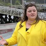 Terica Ginther, owner of Deception Pass Tours, aboard her boat during a cruise in 2016. Photo by Ron Newberry/Whidbey News-Times