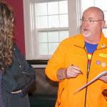 JR Russell, one of the organizers with Whidbey Has Talent, goes over details Thursday, April 6, 2017 at the Whidbey Playhouse in preparation for the island-wide youth talent show at Oak Harbor High School Sunday. Photo by Ron Newberry/Whidbey News-Times