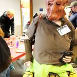 An Oak Harbor resident came to the city&rsquo;s first comicon saturday at Oak Harbor Library as Groot from &ldquo;Gaurdians of the Galaxy.&rdquo; True to the character&rsquo;s roots, all she would say was, &ldquo;I am Groot.&rdquo; Photo by Daniel Warn/Whidbey News-Times