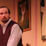 Andy Russell, as Avery Sutton, in the comedy &ldquo;37 Postcards,&rdquo; which opens Friday night at the Whidbey Playhouse in Oak Harbor. Russell has performed mostly at the Anacortes Community Theater. Photo by Ron Newberry/Whidbey News-Times