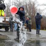 Five Western Washington fishing clubs pooled resources to stock 450 one-pound rainbow trout in Lone Lake in late February after the lake experienced a massive fish die off due to low oxygen levels in September. The state also planted more than 3,000 trout in March to aid in the recovery. This lake won&rsquo;t be ready for anglers to catch 18-inch trout at this special-rules, trophy trout lake until at least the fall, one state fish biologist said. won&rsquo;t Photo by Justin Burnett/Whidbey News Group
