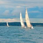 The Sail Fleet competes Thursday. (Pboto by Gary Stuntz)