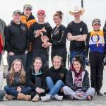 The Wildcats show off their second-place trophy. Back row, left to right: Matt Dixon, Dylan Angell, Shawn O&rsquo;Connor, Austin Hauter, Jordan Wood-Piña, Ryan Vasileff, Atlas Iverson, coach Erik Mann. Front row, left to right: Jenny Danielson, Ella Langrock, Willa Weinsheimer, Piper Fisher, Lenika Aguilar. (Submitted photo)