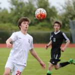 Zack Nall focuses in during Tuesday&rsquo;s match. (Photo by John Fisken)