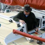 Jim McAlpine, prepares his boat, called &ldquo;Lucky Jim,&rdquo; for a sailing race out of Oak Harbor Marina last week, a competitive outing for which he and his crew took home the top prize. Photo by Daniel Warn/Whidbey News-Times
