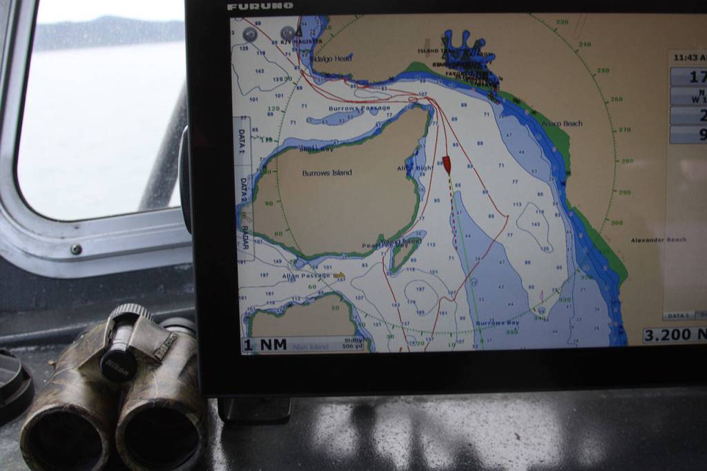 GPS points the way Wednesday, May 10, 2017. Photo by Ron Newberry/Whidbey News-Times