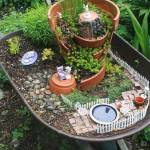 This miniature &ldquo;fairy garden&rdquo; amuses the Nuckols&rsquo; grandchildren. Photo by Daniel Warn/Whidbey News-Times.