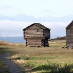 The Ebey blockhouse, left, and Jacob Ebey House at Ebey&rsquo;s National Historical Reserve, pictured in 2016. Photo by Ron Newberry/Whidbey News-Times