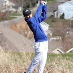 Nick Krantz qualified for the state golf tournament by placing 11th at district. (Photo by John Fisken)